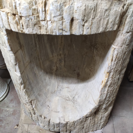 Раковина напольная из окаменелого дерева ODN-01499 (68*55*90) фото