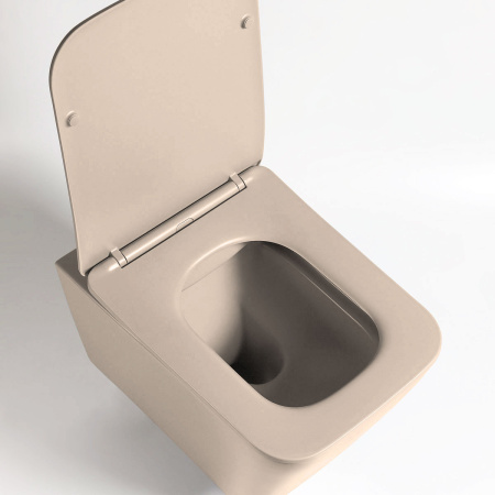 Подвесной унитаз безободковый Vincea Q-Line VT1-12MC с сиденьем фото