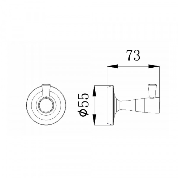 Крючок для ванной Rush Balearic BA39210 фото