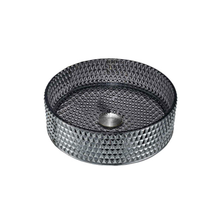 Накладная раковина из стекла Vincea VBS-5GL03 40x40 черная фото