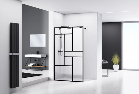 Душевая перегородка Abber Immer Offen AG63100B 100 см фото