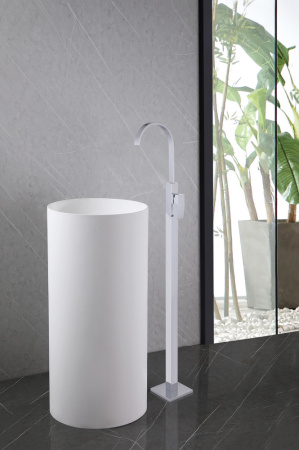 Напольный смеситель для раковины Abber Wasserfall AF8640 хром фото