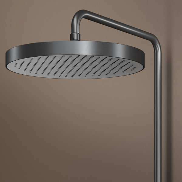 Душевая система с термостатом Iddis Duna DUNGMSTi06 графит матовый фото