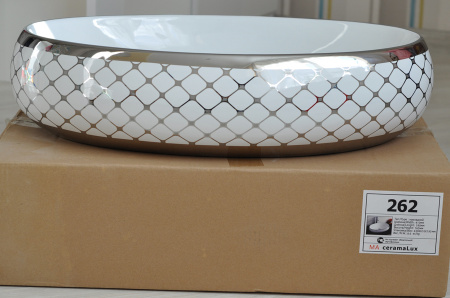 Накладная раковина CeramaLux NC 262 59х40 фото