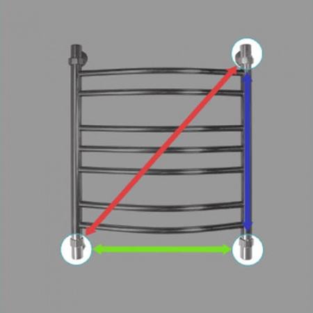 Водяной полотенцесушитель Energy Prestige 60x50 EWTR0PRES0605000000 фото