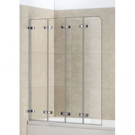 Шторка для ванны складная WeltWasser WW100 100ZD4-100 100 см прозрачное стекло фото