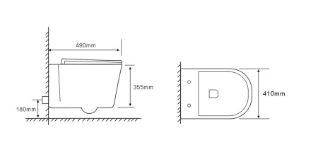 Унитаз подвесной безободковый Cerutti SPA Santa Aria СТ9666 с сиденьем фото