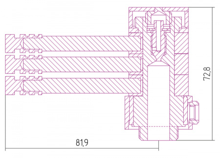 Вешалка для водяных полотенцесушителей Сунержа Веер-3 00-2002-3075 фото