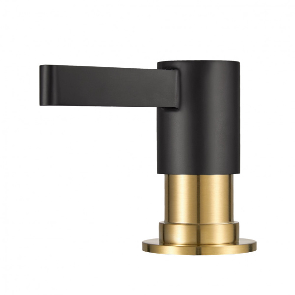 Дозатор для моющего средства Milacio MCU.933.BGD черный/золото фото