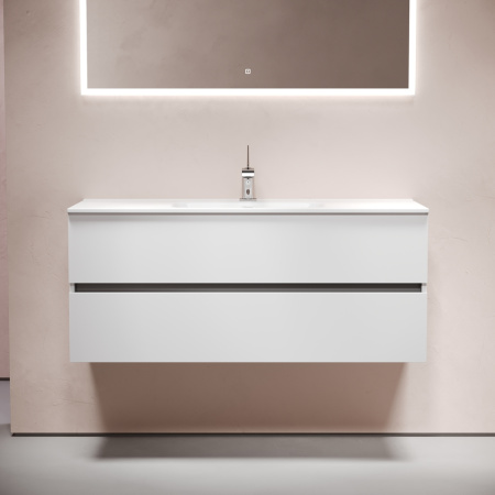 Тумба под раковину Sancos Urban UR120-1W белый глянец фото