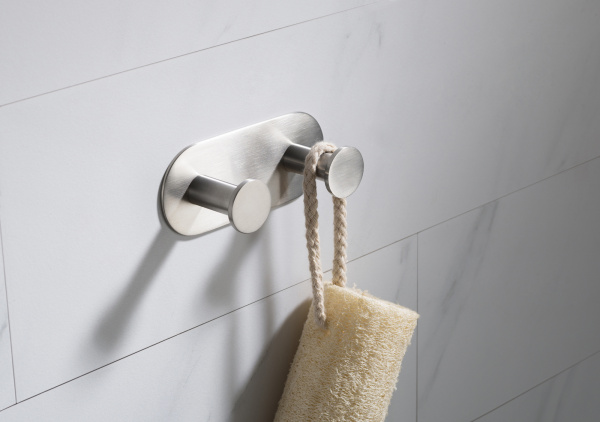 Планка с двумя крючками Timo Saona 13014/13 Никель фото