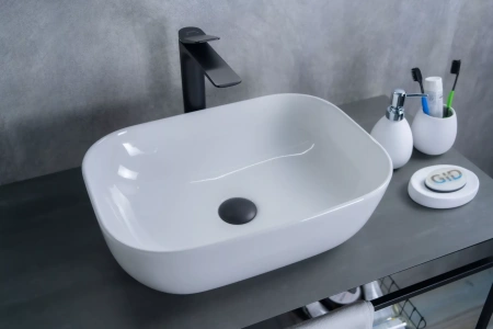 Накладная раковина Gid Luxe Line  D1333 45,5х32 фото