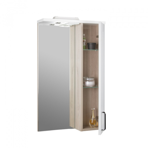 Зеркало со шкафчиком Iddis Sena 50 см SEN5000i99 фото