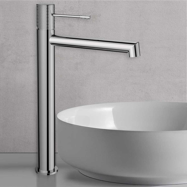 Высокий смеситель для раковины Vincea Desire VBF-1D2CH хром фото