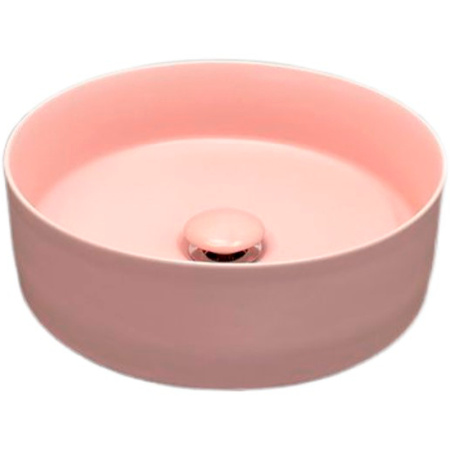 Накладная раковина Comforty 9110MP 39x39 розова матовая фото