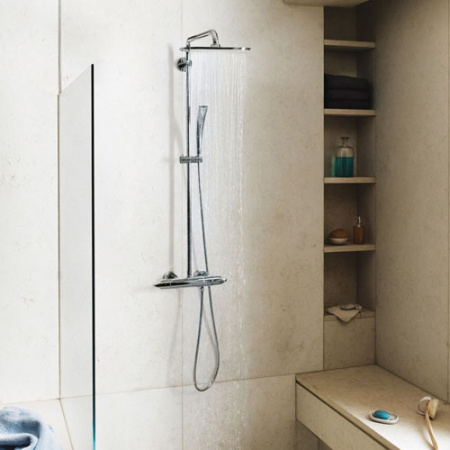 Душевая система (стойка) с термостатом Grohe Rainshower Veris 27472000 фото