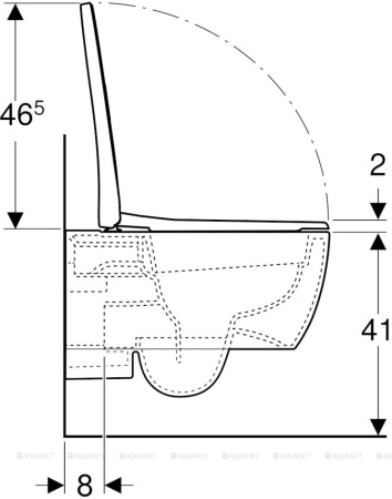 Унитаз с инсталляцией Geberit iCon 500.362.TC.I фото