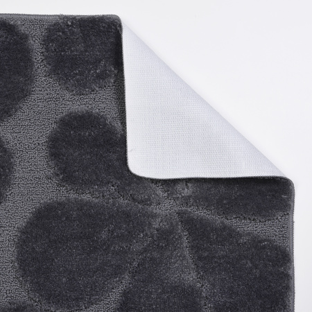 Коврик для ванной WasserKRAFT Diemel BM-2212 Charcoal Gray 90x60 фото