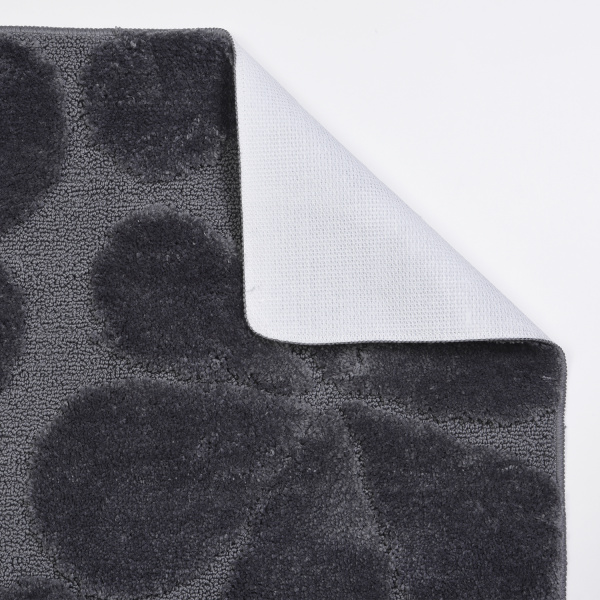 Коврик для ванной WasserKRAFT Diemel BM-2212 Charcoal Gray 90x60 фото