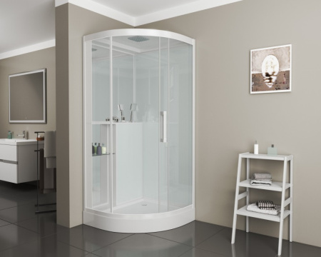 Душевая кабина Grossman GR160 100x100 белая фото