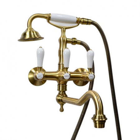 Смеситель для ванны с душем Magliezza Bianco 50605-3-br фото