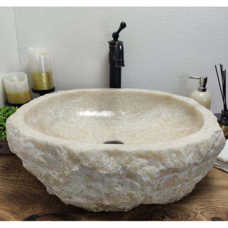 Раковина из оникса Indo Erozy Блитар EO-00060 фото