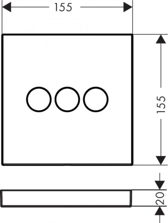 Вентиль скрытого монтажа Hansgrohe ShowerSelect 15764000 фото