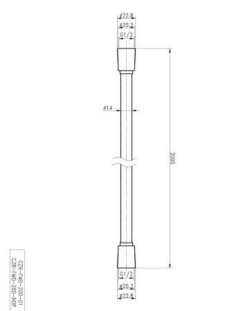 Шланг для душа Cezares CZR-FMD-200-01 фото