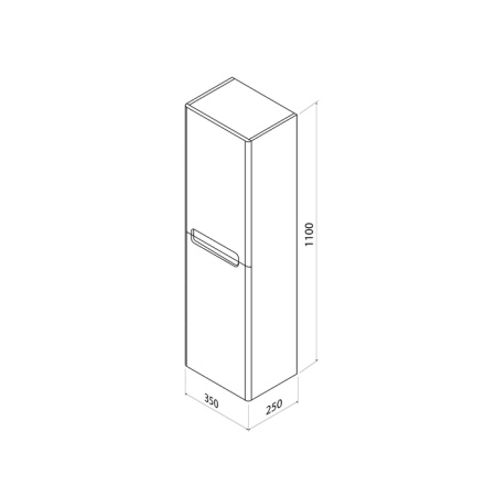 Шкаф-пенал Iddis Edifice EDI35W0i97 фото