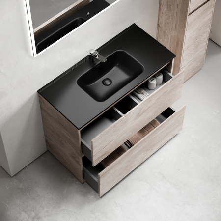 Тумба под раковину Sancos Libra Floor LB100FEG дуб галифакс натуральный фото