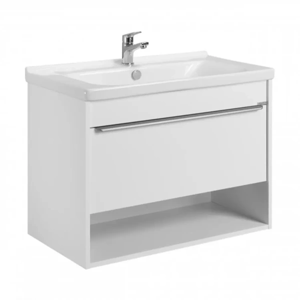 Тумба под раковину Акватон Хоуп 80 1A287301HP2B0 белая матовая фото