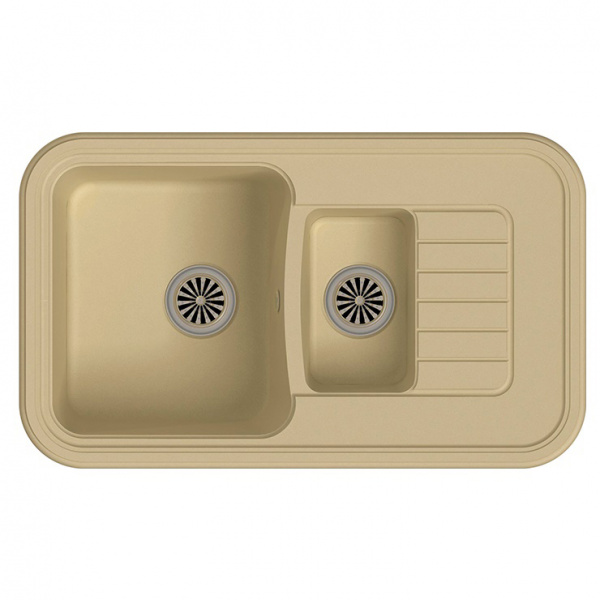 Мойка кухонная Ewigstein Antik A- 60KF бежевый фото