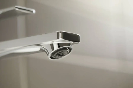Смеситель для раковины с донным клапаном Hansgrohe Rebris E 72557000 фото