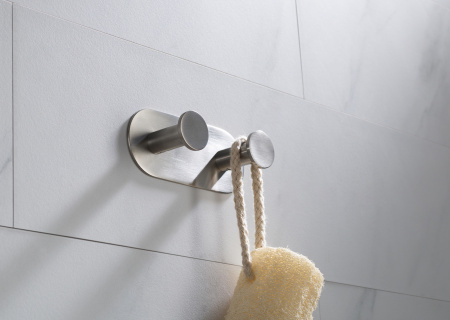 Планка с двумя крючками Timo Saona 13014/13 Никель фото