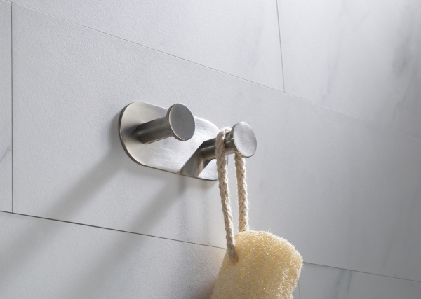 Планка с двумя крючками Timo Saona 13014/13 Никель фото