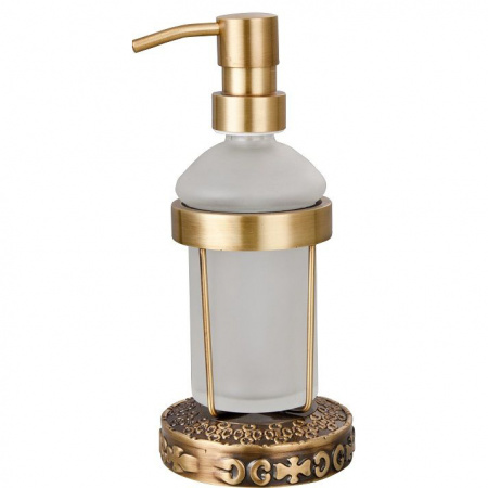Дозатор для жидкого мыла настольный Zorg Antic AZR 25 BR фото