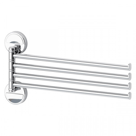 Держатель полотенец поворотный четверной FBS Luxia LUX 046 35 см фото