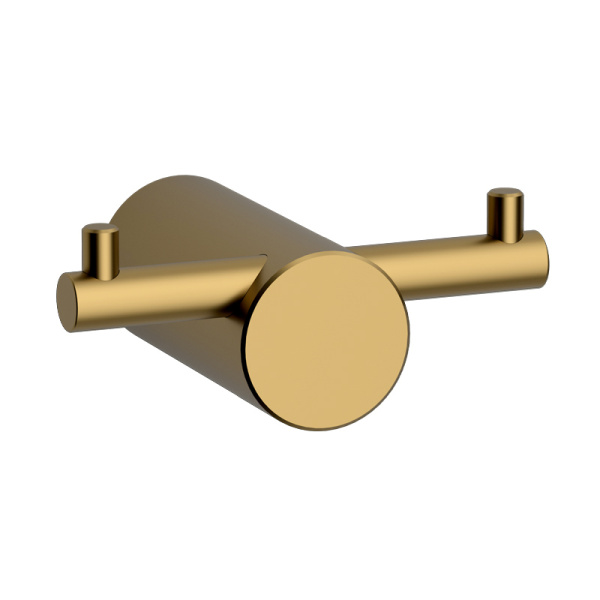 Крючок двойной Kaiser KH-3230 шлифованное золото фото