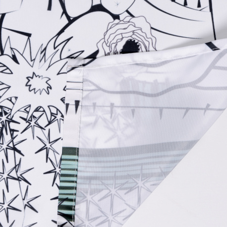 Текстильная шторка для ванны WasserKRAFT Dinkel SC-46101 фото