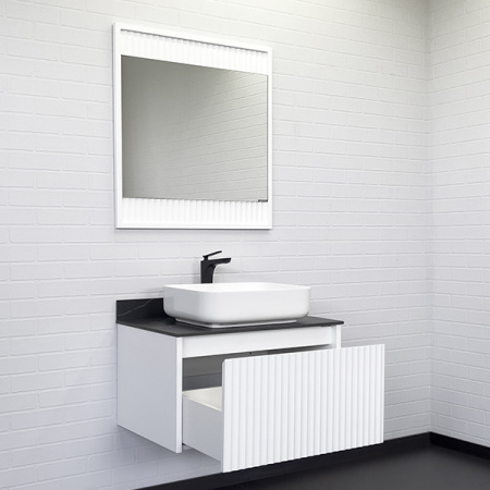 Тумба с раковиной и столешницей Comforty Марсель-75 00-00013395 фото