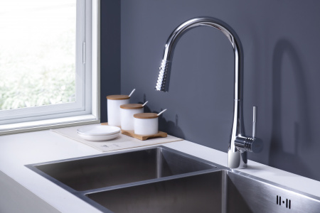 Смеситель для кухни D&K Rhein Schiller DA1462501C хром фото