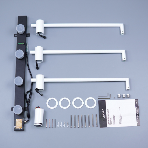 Электрический полотенцесушитель Abber Charme AH4003MW белый матовый фото