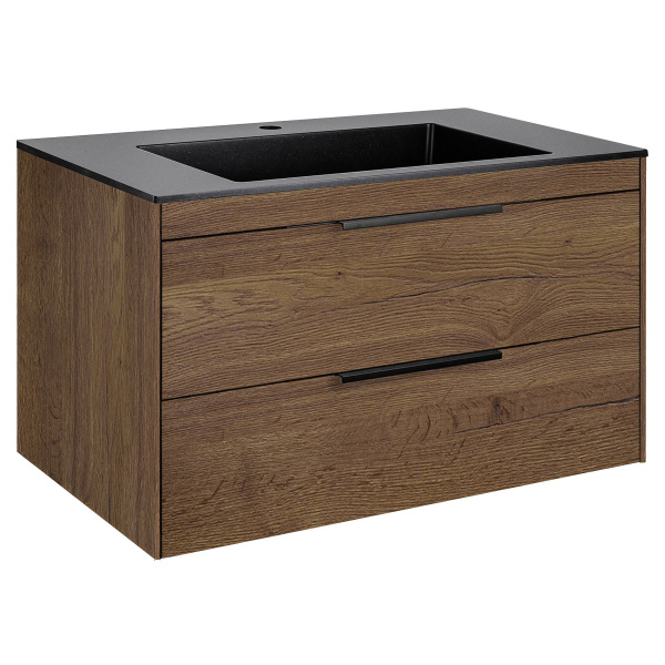 Тумба под раковину Vincea Chiara 2D VMC-2C2800TO T.Oak 80 см фото