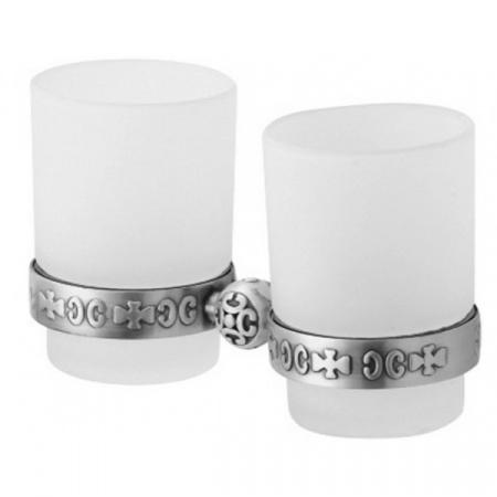 Стакан для зубных щеток двойной Zorg Antic AZR 04 SL фото