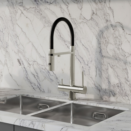 Смеситель для кухни под фильтр Iddis Ace ACEBNFFi05 сатин фото