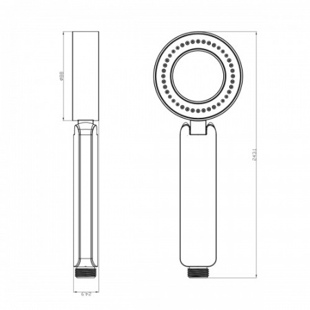 Душевая лейка Lemark LM8115C фото