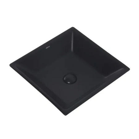 Накладная раковина Abber Rechteck AC2214MB 42x42 черная матовая фото