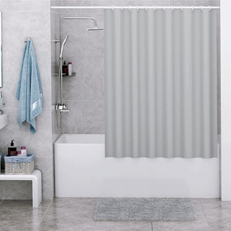 Текстильная шторка для ванны WasserKRAFT Oder SC-30501 фото