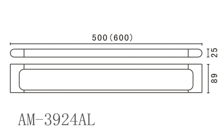 Полотенцедержатель Art&Max Platino AM-E-3924AL хром фото