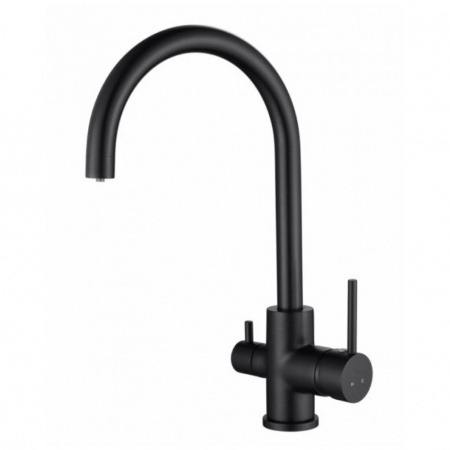 Смеситель для кухни кухни с фильтром для воды Kaiser Merkur 26744-9 черный фото